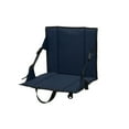 thumbnail image 4 of Yellow Rooster Stadium Seat Cushion Portable Beach Recliner Outdoor Floor Chair Lightweight Padded Seat Camping Cushion with Backrest Pool Reclining Navy, 4 of 4