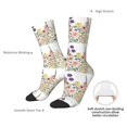 thumbnail image 4 of Bingfone Compression Socks for Women and Men Long Socks for Running Athletic Cycling Nurse- Autumn Garden, 4 of 6