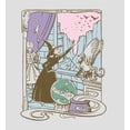 thumbnail image 4 of Wizard Of Oz Wicked Witch Flying Monkey & Guard
 Women's White Crew Neck Short Sleeve Crop Tee-XS, 4 of 4