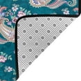 thumbnail image 4 of Area Rugs For Living Room Decor - Floral Paisley Pattern Green Soft Anti Slip Throw Washable Rugs 5x7 For Bedroom, Indoor Carpet For Bedroom Living Room 80x58In, 4 of 7