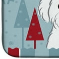 thumbnail image 4 of Winter Holiday Maltese Dish Drying Mat, 4 of 7