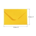 thumbnail image 2 of Uxcell Mini Envelopes Gift Cards Business Cards Envelope for Weddings, Yellow 50 Pack, 2 of 6