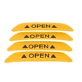 thumbnail image 4 of Kenally 4 Uds. De cinta reflectante de seguridad para puerta de coche, pegatinas de señal abierta, calcomanías de alerta, marca de advertencia Herramientas de reparación de automóviles Amarillo Kenally CZ9926-02B, 4 of 5
