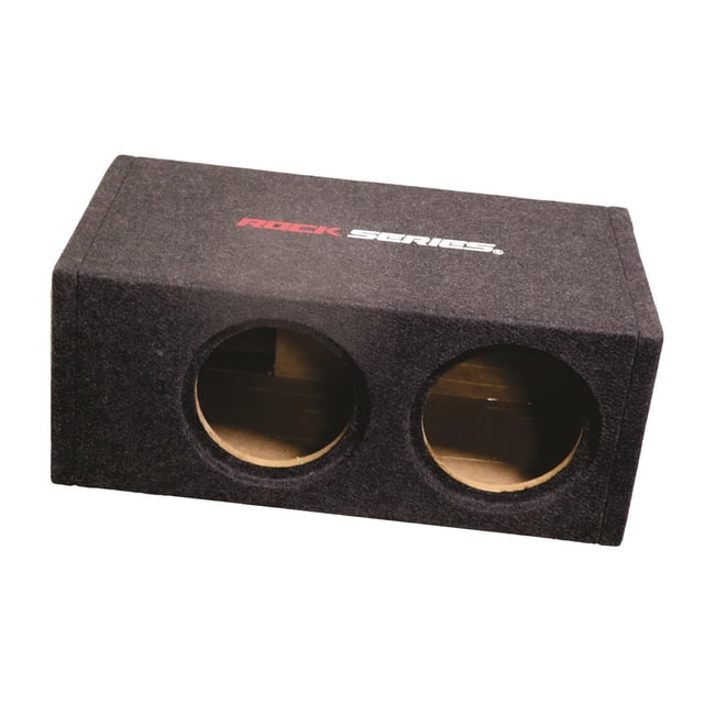 CAJON PORTEADO PARA DOS SUBWOOFER DE 8 PULGADAS 2x8 ROCK SERIES CH2X8BOX