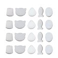 thumbnail image 3 of MasteelfCA 50 Pcs Stainless Steel Pet Tag Dog Chain Hanging Pendant Creative Pets Blank Tag Puppy Traction Rope Accessories for Puppy Teddy DIY Craving (Silver, Mixed Style), 3 of 7