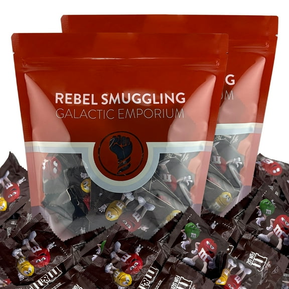 MM's Fun Size Milk Chocolate Candy Pieces Bulk 2 x 2lb Bags of Individual Packs by Rebel Smuggling Galactic Emporium (4lbs Total)