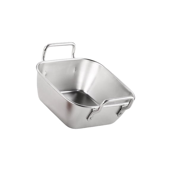 Ciwanning Functional Kids Dinnerware Set Metal Square Plates for Feeding and Baking