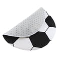 thumbnail image 1 of Abbracc Grattoir à Chaussures Tapis Porte d'Entrée Tapis de Porte Paillasson Tapis de Chaussures - Forme de Soccer, 1 of 9