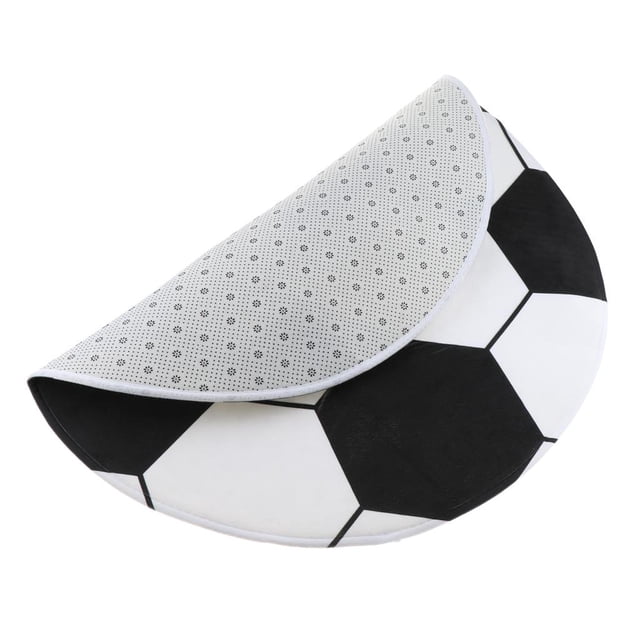 Abbracc Grattoir à Chaussures Tapis Porte d'Entrée Tapis de Porte Paillasson Tapis de Chaussures - Forme de Soccer
