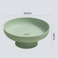thumbnail image 3 of Kitchen Organizers and Storage On Clearance Vegetable Tray Vegetable Plate Plastic Filter Vegetable Basket Footed Vegetable Bowl Snack Kitchen Tool Suitable For All Kinds Of Vegetable Drainable, 3 of 6