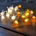 thumbnail image 3 of 2M 20LED Easter Bunny Chick String Garlands Easter Decoration For Home Rabbit Eggs Party Supplies Happy Easter Party Kids Gifts Carrot Rabbit Combo, 3 of 6