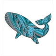 thumbnail image 3 of Ambesonne Underwater Duvet Cover Sets, Humpback Whale Sea, 2-King, Teal Blue Dried Rose, 3 of 7