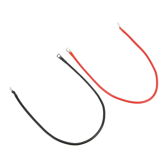 Câbles d'onduleur de batterie 10 AWG rouge et noir en PVC et cuivre pour voitures, camions, navires, énergie solaire, VTT