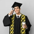thumbnail image 5 of Fotbe Geometric Pattern with Bee Printed Class of 2024 Graduation Stole, 5 of 7