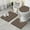 Black Beige And, variant on Black Beige and Red Checkerboard Checkered Pattern Bathroom Rugs Sets 3 Piece,Toilet Cover Set,Absorbent Non Slip Bathroom Mats Sets with U-Shaped Contour Rug Toilet Rug Set