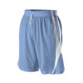 thumbnail image 2 of Alleson Athletic B35385257 Reversible Basketball Shorts, Columbia Blue & White - 2XL, 2 of 2