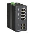 thumbnail image 2 of Industrial Managed Gigabit Ethernet PoE+ Switch - (8) RJ-45, (4) SFP, 2 of 4