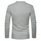 thumbnail image 3 of pstuiky camisas de manga larga para hombre, Blusa informal de manga larga con cuello redondo y cremallera para hombre, de invierno, a la moda camisetas de hombre xxl, 3 of 3