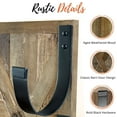 thumbnail image 2 of Autumn Alley Rustic Farmhouse Towel Rack Stunning Barn Wood Bathroom Wall Decor, 2 of 6