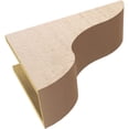 thumbnail image 6 of 7"W x 21"D x 14"H Classic Carmel Rough Cedar Woodgrain TimberThane Corbel, Primed Tan, 6 of 6
