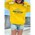 thumbnail image 2 of Sudadera Hoodie Mujer Con Capucha Estampada Don't Give Up, 2 of 7