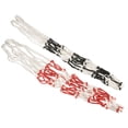thumbnail image 1 of Unique Bargains Sac Filet de Rangement pour Ballon de Sport de Basketball Soccer, Sac en Maille Blanc Noir/blanc Rouge 1 Ensemble/2 Pcs, 1 of 6