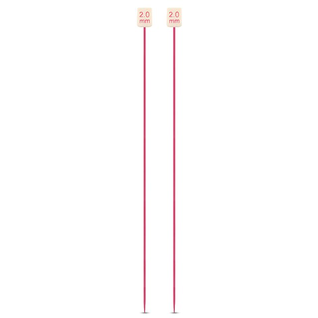 Yuarrent Agujas de tejer al azar de colores, suéter, de tejer de aluminio portátil, equipo de costura para manualidades DIY, suministros para el Artesanía 2.0 mm Yuarrent HA011745-01B
