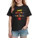 thumbnail image 5 of Blusas y camisas de manga corta con cuello redondo para niños y niñas, camisetas gráficas de manga corta, blusas con estampados bonitos para la temporada escolar., 5 of 9