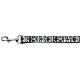 thumbnail image 1 of Damask Black Nylon Dog Leash 5/8 Inch Wide 4Ft Long, 1 of 1