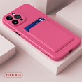 thumbnail image 1 of Luxury Silicone Wallet Phone Case For iPhone 12 13 14 Pro Max Case For iPhone 11 Pro Max Shockproof Protection Cover Accessories, 1 of 5