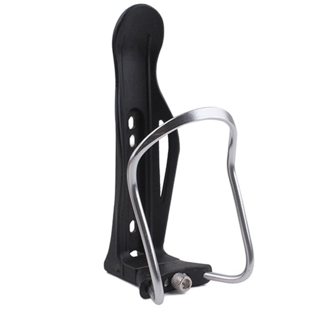 Soidarity Soporte para botella de agua para bicicleta con adaptador giratorio de 360 grados, jaula para botella de bebida para ciclismo, Ciclismo Plata Soidarity CP0558-05
