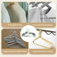 thumbnail image 4 of WNEXOPE Premium 10-Pack Clothes Hangers with Non-Slip Shoulders and 360-Degree Swivel Hook - Strong and Space-Saving Household Hangers for Various Clothing Types, 4 of 6