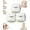3pcs, variant on Tofu Seal Squishy, Soft White Cube Stress Relief with Slow Rising Texture, Milk Brick Moldable Dough Fidget Block, Cute & Satisfyingly Reboundable Squeeze, Silky Ball Novelty Adorable Face Reliever