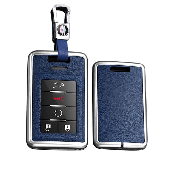 Key Fob Cover Fit for Cadillac SRX ATS ELR XTS 2010-2015 Metal Car Key Case Protector Keyless Key Accessories