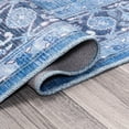 thumbnail image 5 of JONATHAN Y WASHABLE 4 x 6 Area Rug, Maris Ornate Medallion - Blue/Navy, WSH109B-4, 5 of 7