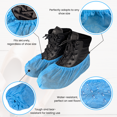 thumbnail image 3 of Frontline Protective Boot & Shoe Covers, Disposable, Non-Woven Booties, Durable Shoe Protectors, Blue, One Size Fits Most, 100 Count, 3 of 8
