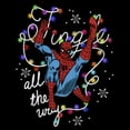 thumbnail image 2 of Men's Marvel Christmas Spider-Man Jingle All the Way Lights  Pull Over Hoodie, 2 of 4