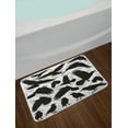 thumbnail image 2 of Black Crow Bath Mat, Design Illustration with Bird and Feather Silhouettes, Plush Bathroom Decor Mat with Non Slip Backing, 29.5" X 17.5", Black Pale Grey, by Ambesonne, 2 of 2