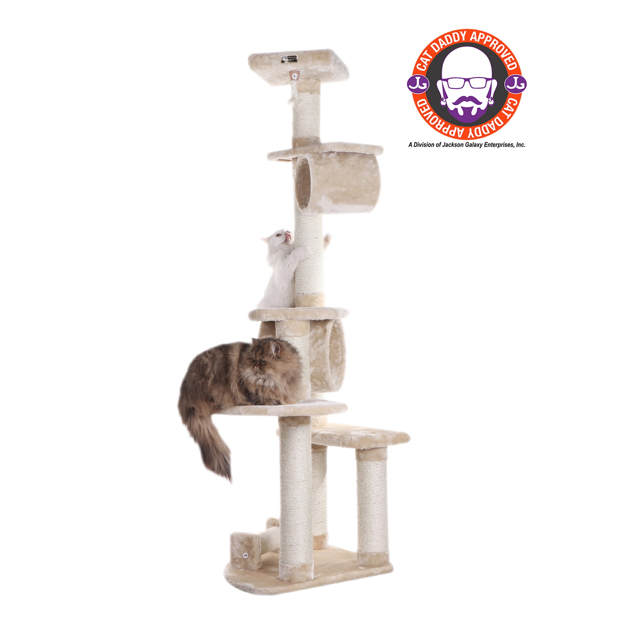 Armarkat Classic Cat Tree Model A7463A, 74 inch Beige