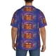 thumbnail image 3 of Fotbe Peace And Love Camisa Estampada de Manga Corta para Hombre, Casual de Verano, Estilo Playero, Sin Arrugas-Large, 3 of 5