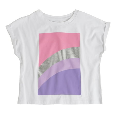 

KIDPIK Girls Short Sleeve Tonal Graphic Tee Size: 2T - XL (14)