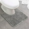 JilgTeok Toilet Rug UShaped, Ultra Soft and Absorbent Bathroom Rugs