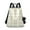Beige and White Plaid, variant on Travel Backpack for Women Large Capacity College Bags Multi-pocket Casual Daypacks 15 Inch Cartoon Teeth