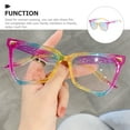 thumbnail image 2 of FRCOLOR 1Pcs Sunglasses Sets with UV Protection and Fashion Accessory in Rainbow Color 15x14.5cm, 2 of 8