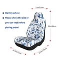 thumbnail image 2 of Car Seat Covers Are Protected From Dust And Spillage And Elastic Straps Are Easy To Install For Easy Car Suv Truck Delivery Watercolor Seamless Pattern With Leaves (3) 2 Pcs, 2 of 8