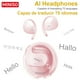 thumbnail image 2 of MINISO X15 Audífonos Inalámbricos Abiertos con Traductor AI en Tiempo Real, Bluetooth 5.4, Más de 130 Idiomas (App Requerida), IPX5 Resistentes al Agua, Rosa, 2 of 6
