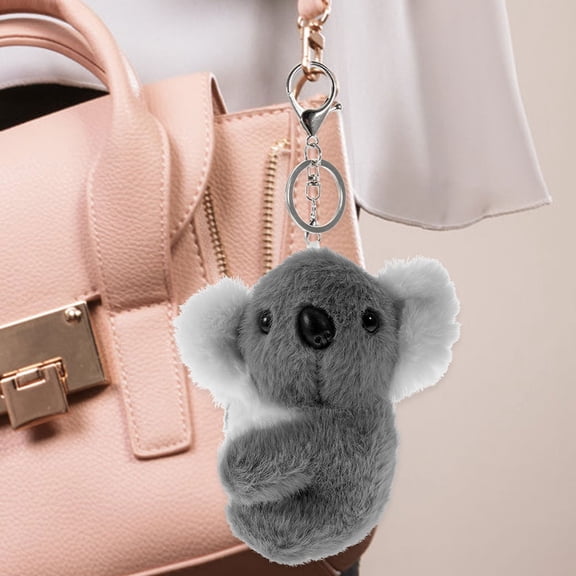 FUEENIRVA 2pcs Animal Patterned Keychain Koala Doll Keychain Decorative Item for Relatives Colleagues
