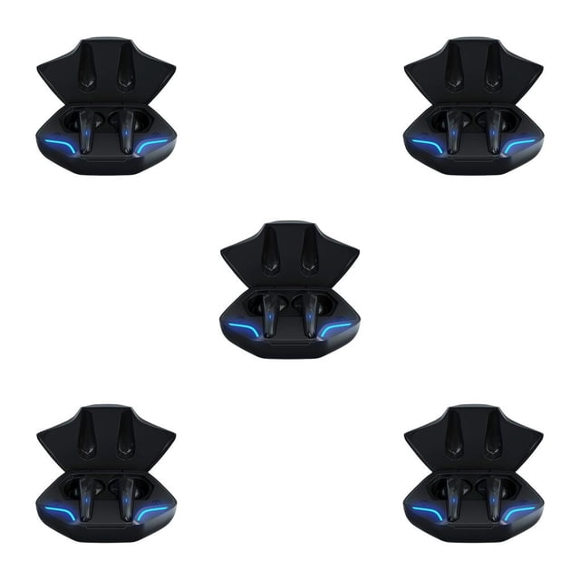 Auriculares Intrauditivos Recargables Cateissary Con Cancelación De Ruido Bluetooth 5,0 Negro 5Conjunto