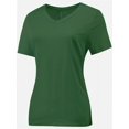 thumbnail image 5 of Women's Ultra-Soft V-Neck Short Sleeve Trendy Casual T-Shirt, 5 of 5