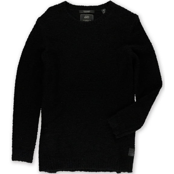 Scotch & Soda Womens Knit Pullover Sweater, Black, X-Large
